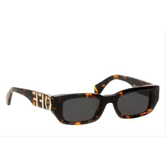 Off-White Fillmore Havana Sunglasses*Tortoise Shell*NEW with Case, Cloth, book - Picture 1 of 4